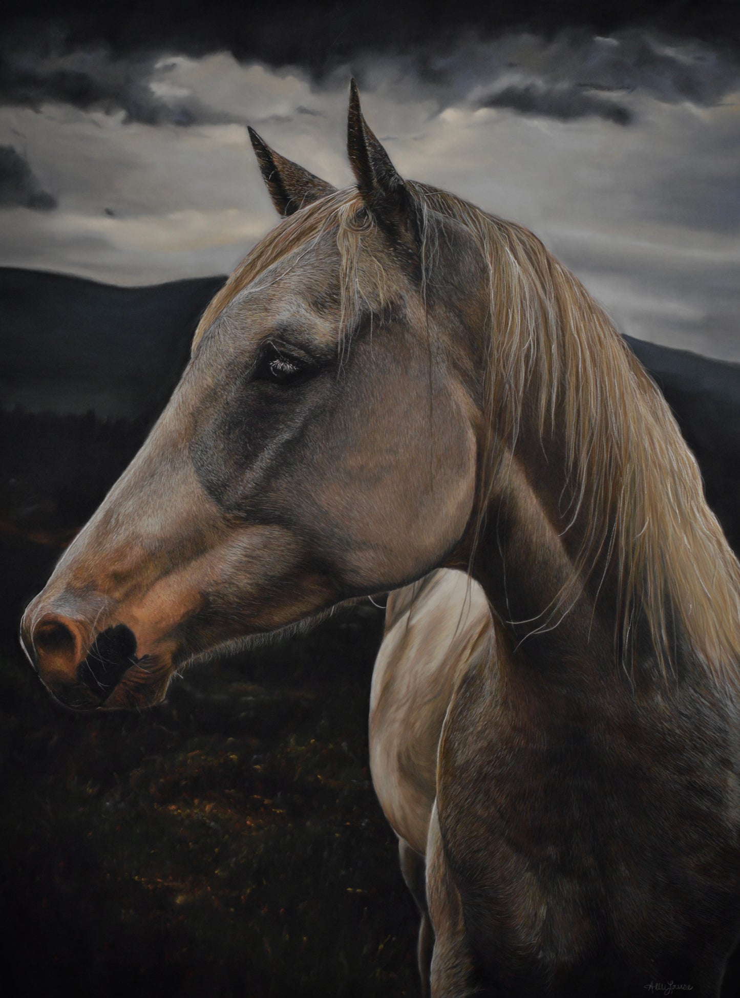 "Cowboy At Dusk"